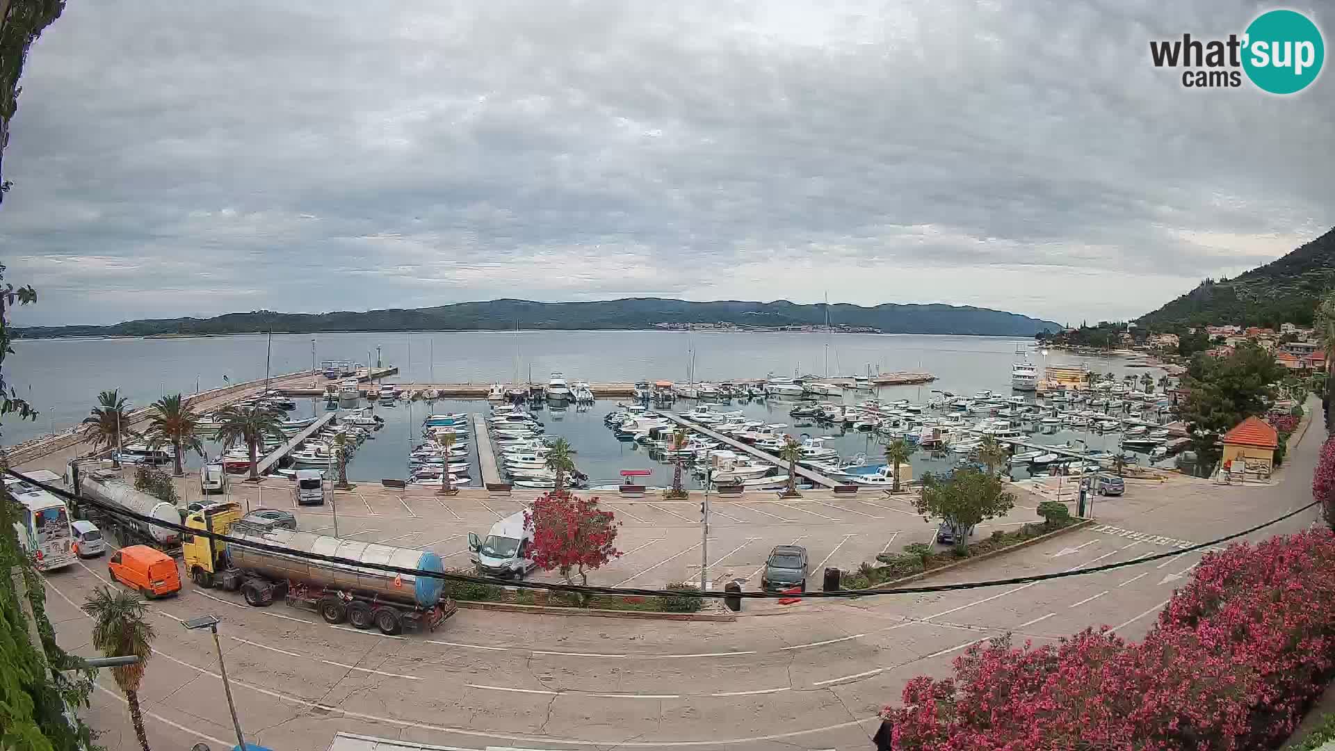 Webcam Orebić Riva – Ferry a Korčula en vivo