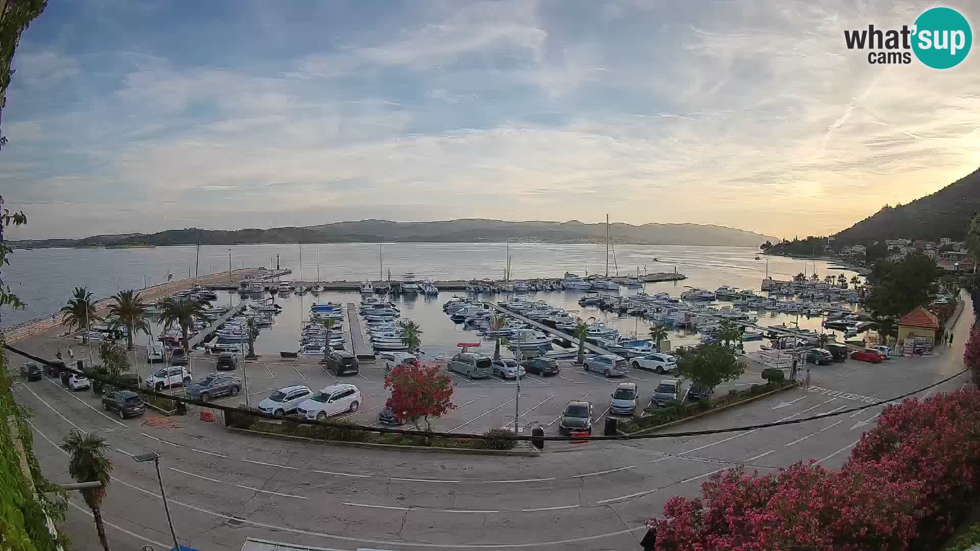 Webcam Orebić Riva – Ferry to Korčula Live