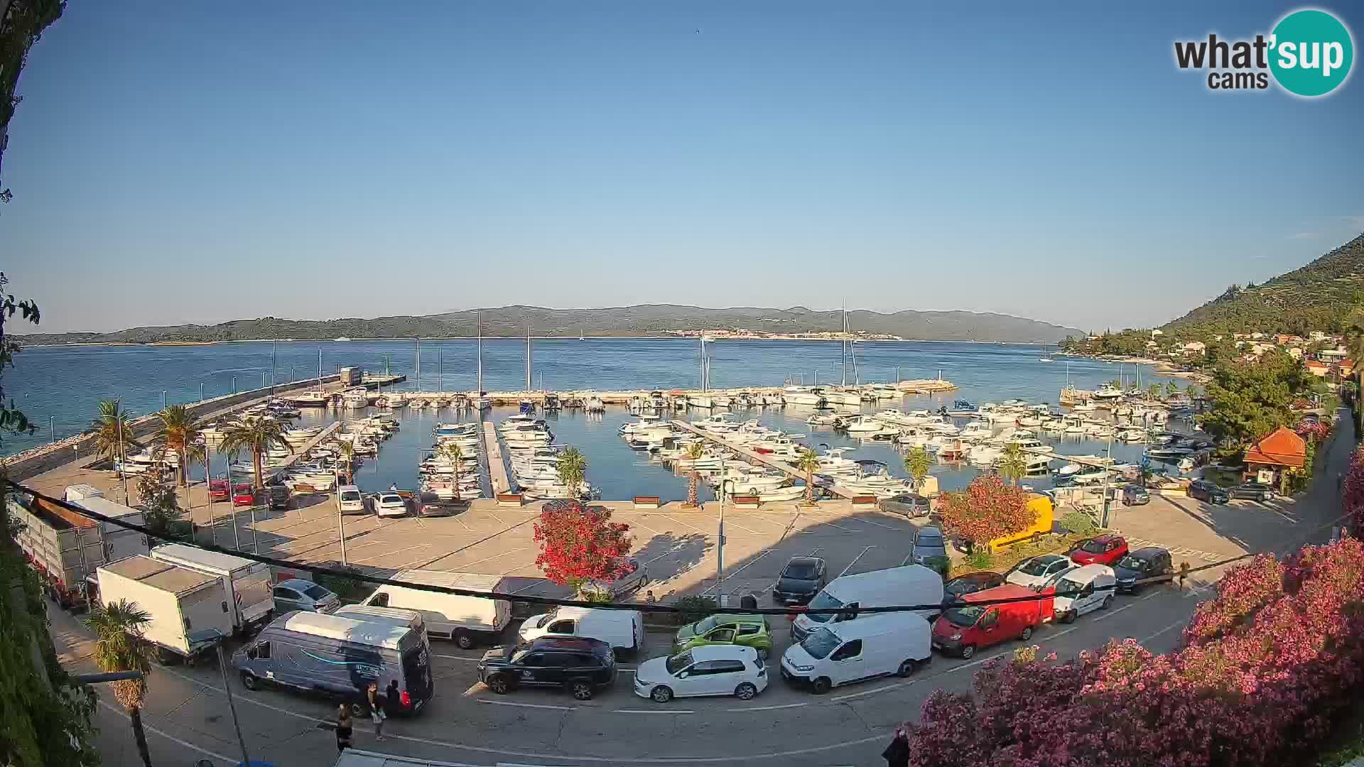 Webcam Orebić Riva – Ferry to Korčula Live