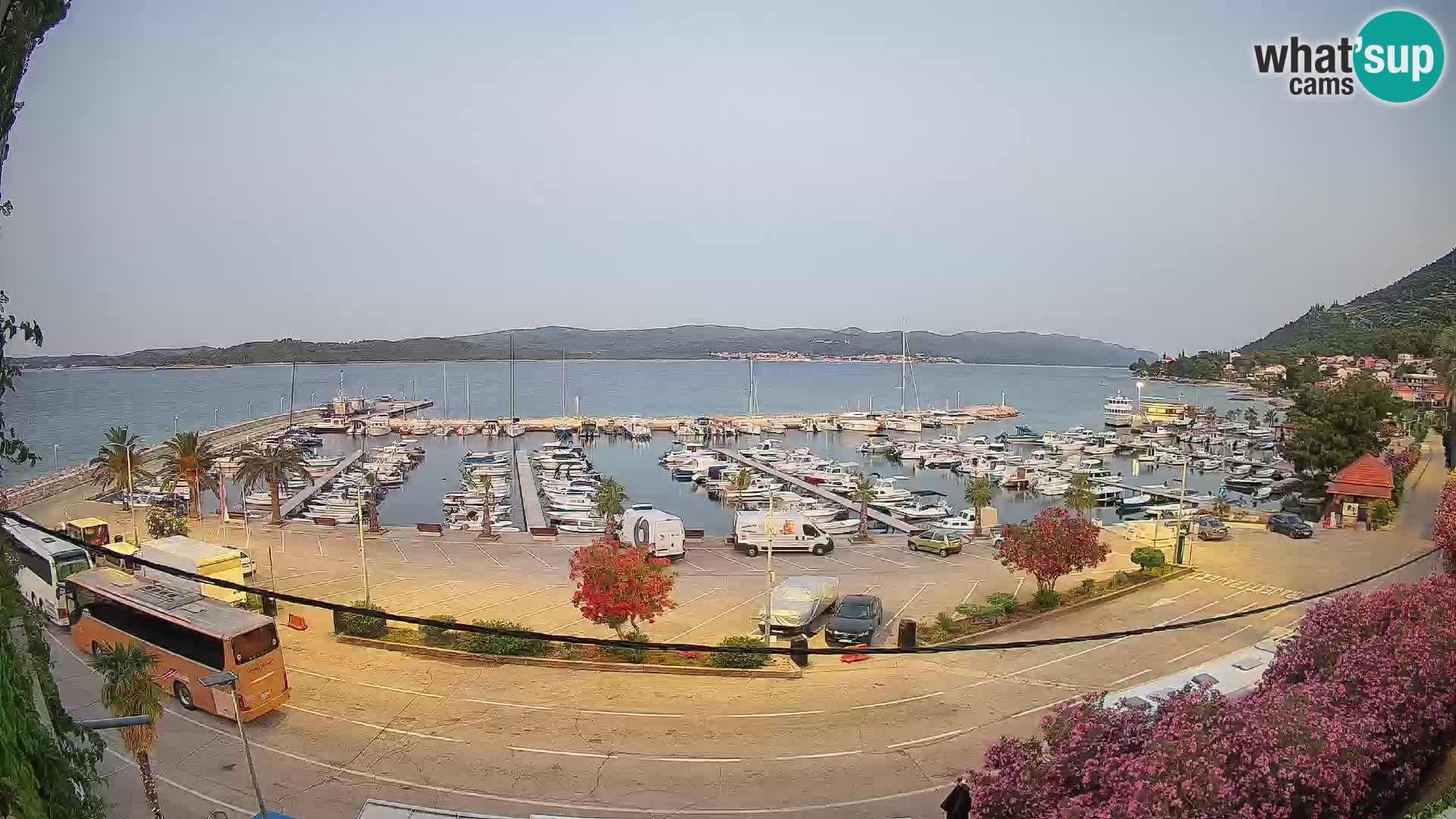 Webcam Orebić Riva – Ferry a Korčula en vivo