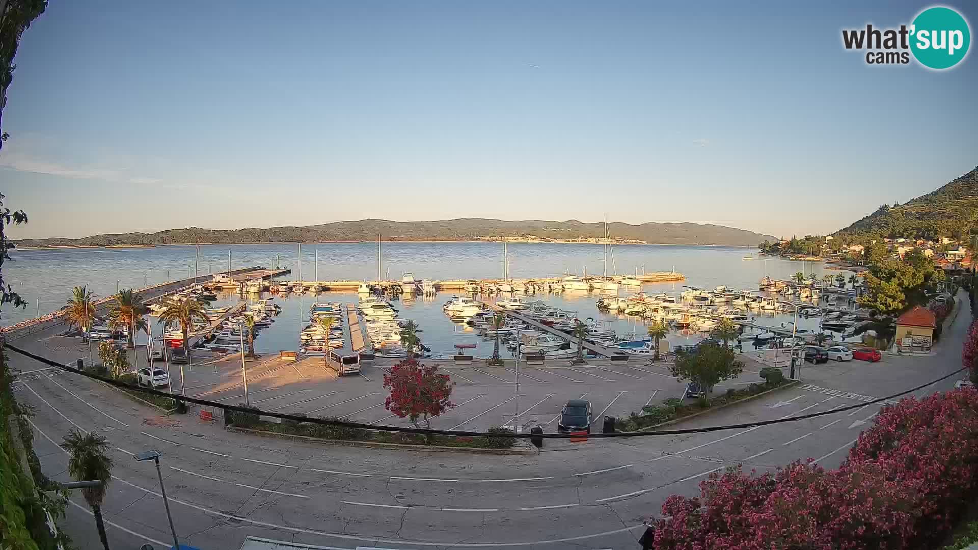 Webcam Orebić Riva – Ferry vers Korčula en direct