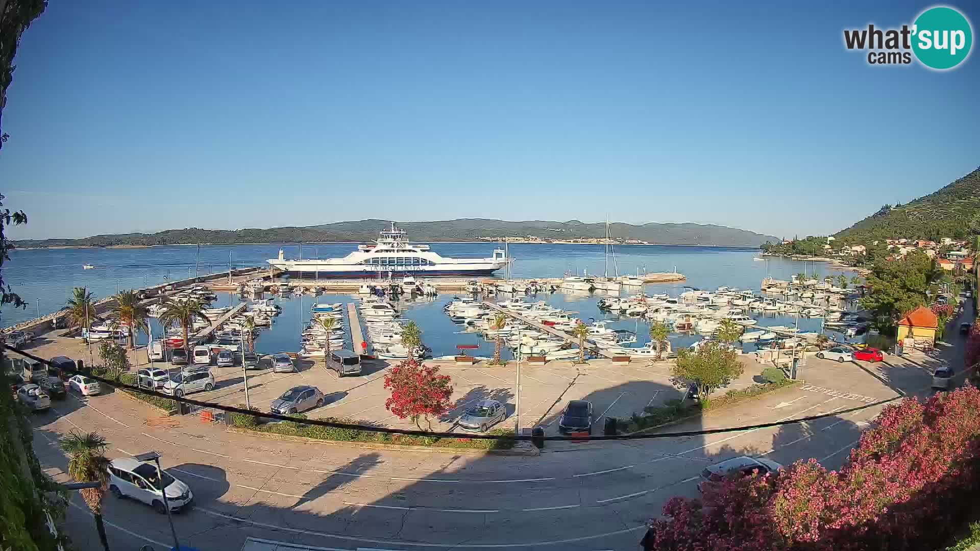 Webcam Orebić Riva – Ferry vers Korčula en direct