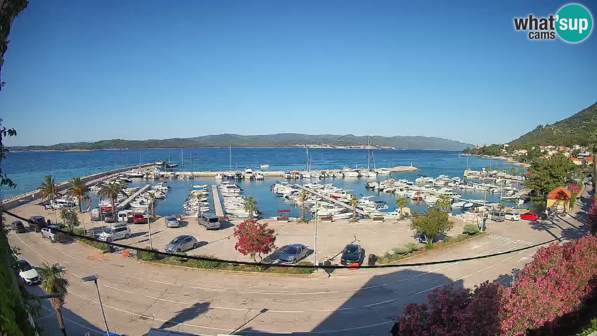 Webcam Orebić Riva – Ferry to Korčula Live