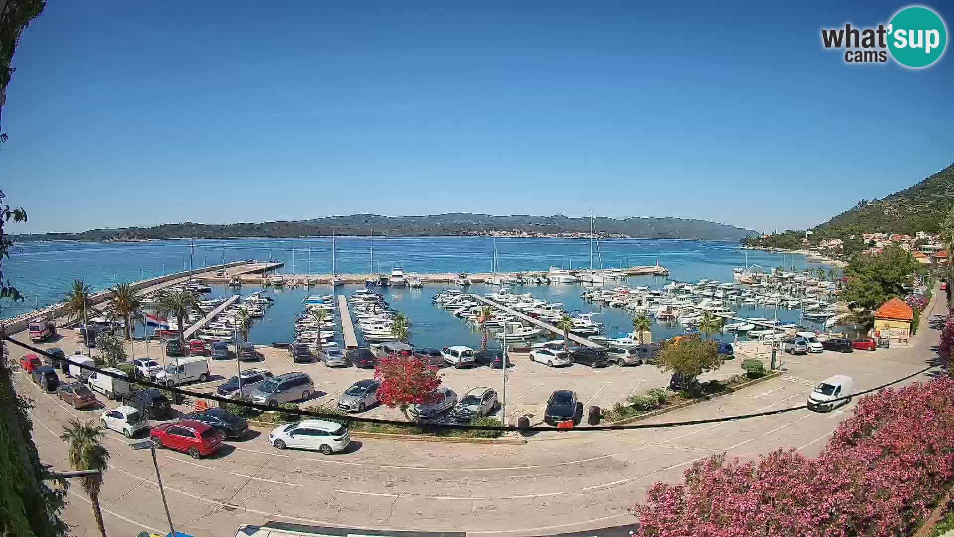 Webcam Orebić Riva – Ferry vers Korčula en direct