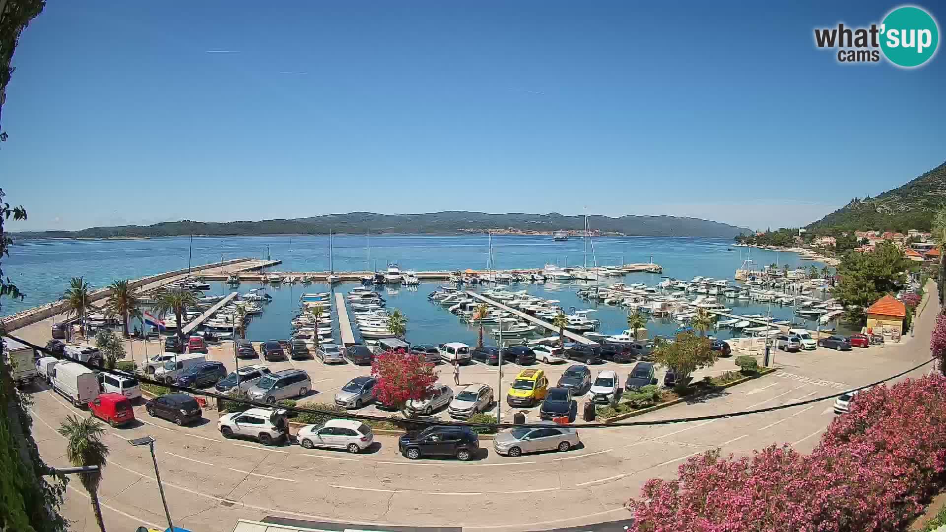 Web kamera Orebić Riva – Trajekt za Korčulu uživo