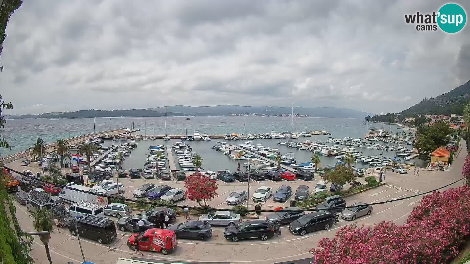 Webcam Orebić Riva – Ferry vers Korčula en direct