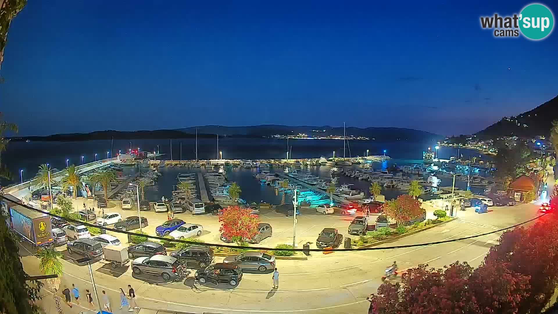 Webcam Orebić Riva – Ferry to Korčula Live