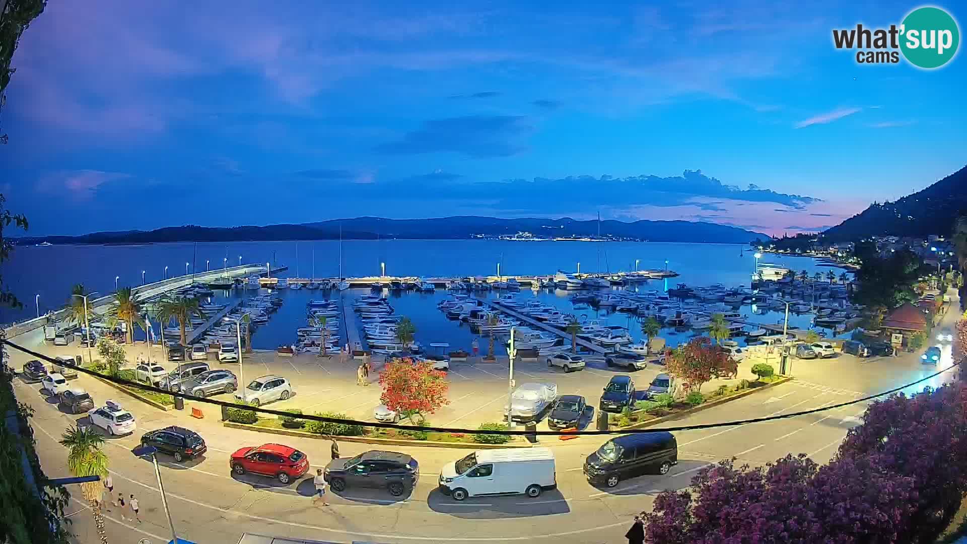 Webcam Orebić Riva – Ferry vers Korčula en direct