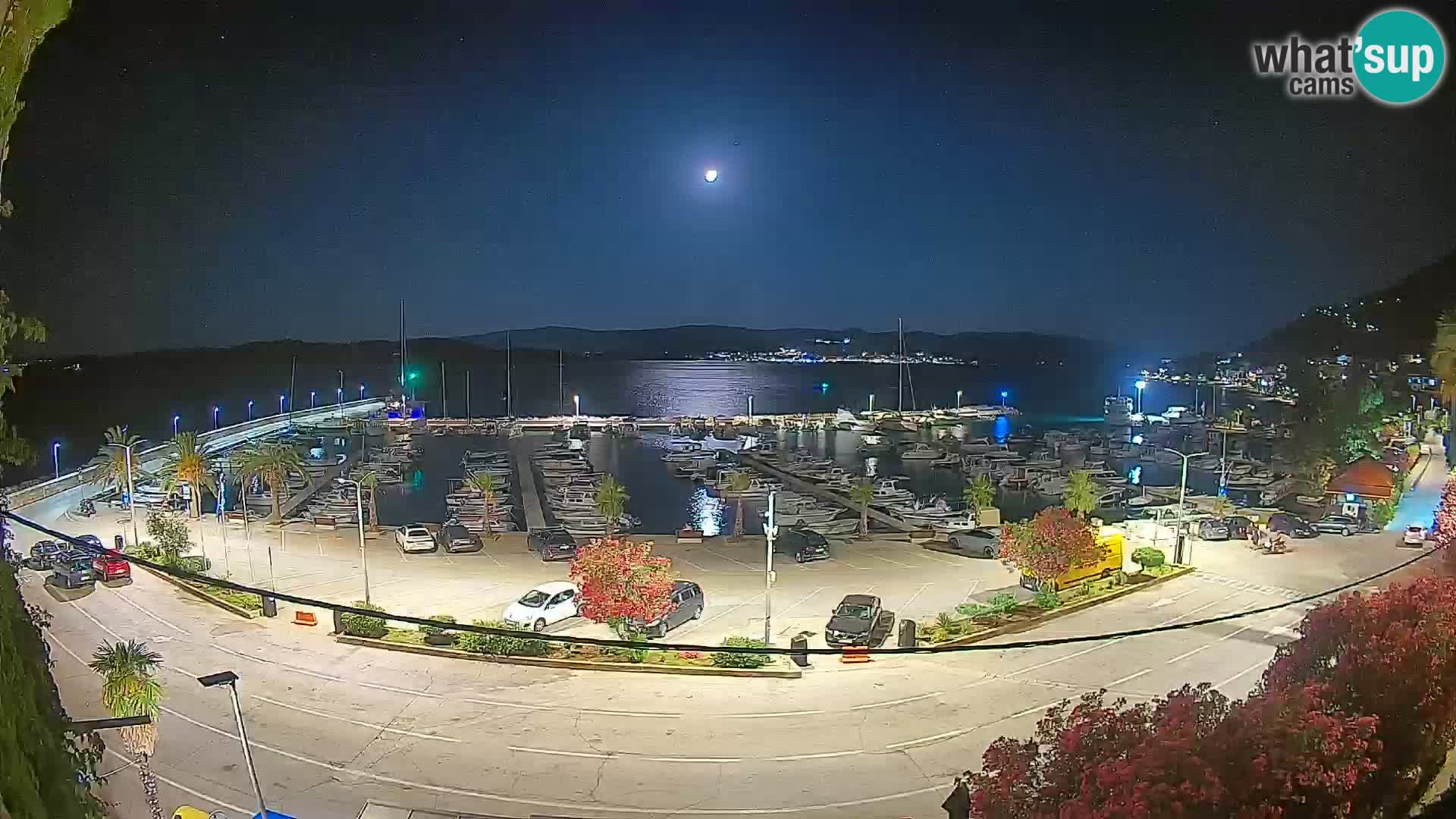 Webcam Orebić Uferpromenade – Fähre nach Korčula Live