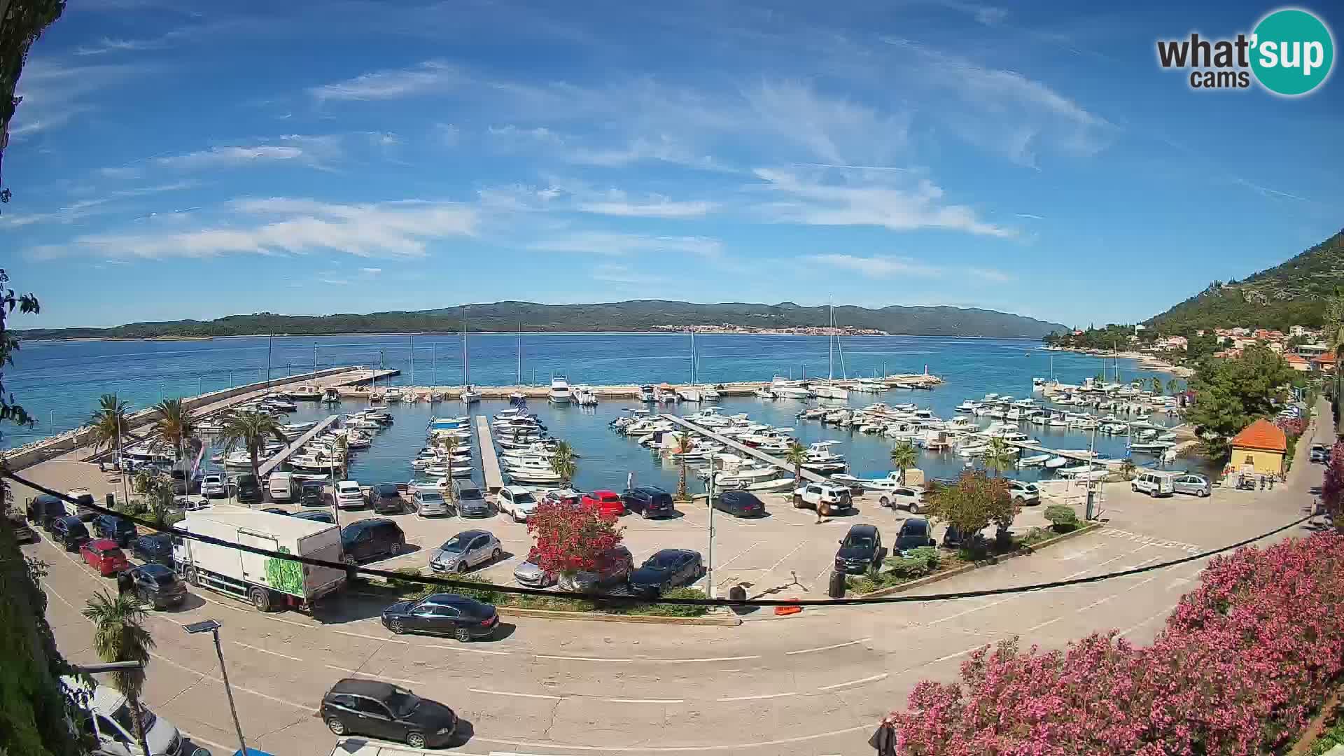 Webcam Orebić Riva – Ferry vers Korčula en direct