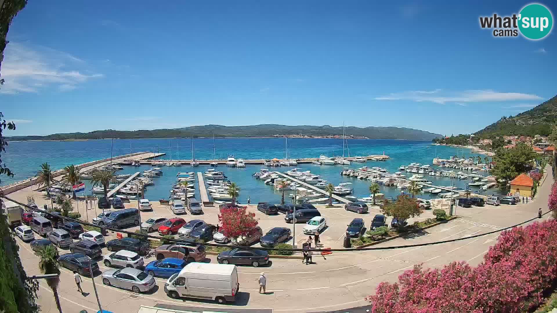 Webcam Orebić Riva – Ferry vers Korčula en direct
