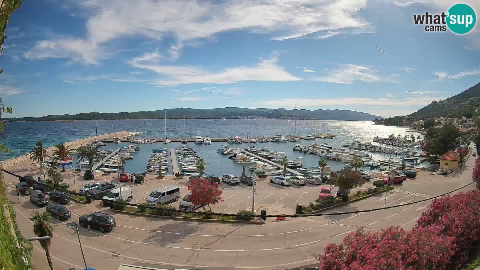 Webcam Orebić Riva – Ferry vers Korčula en direct