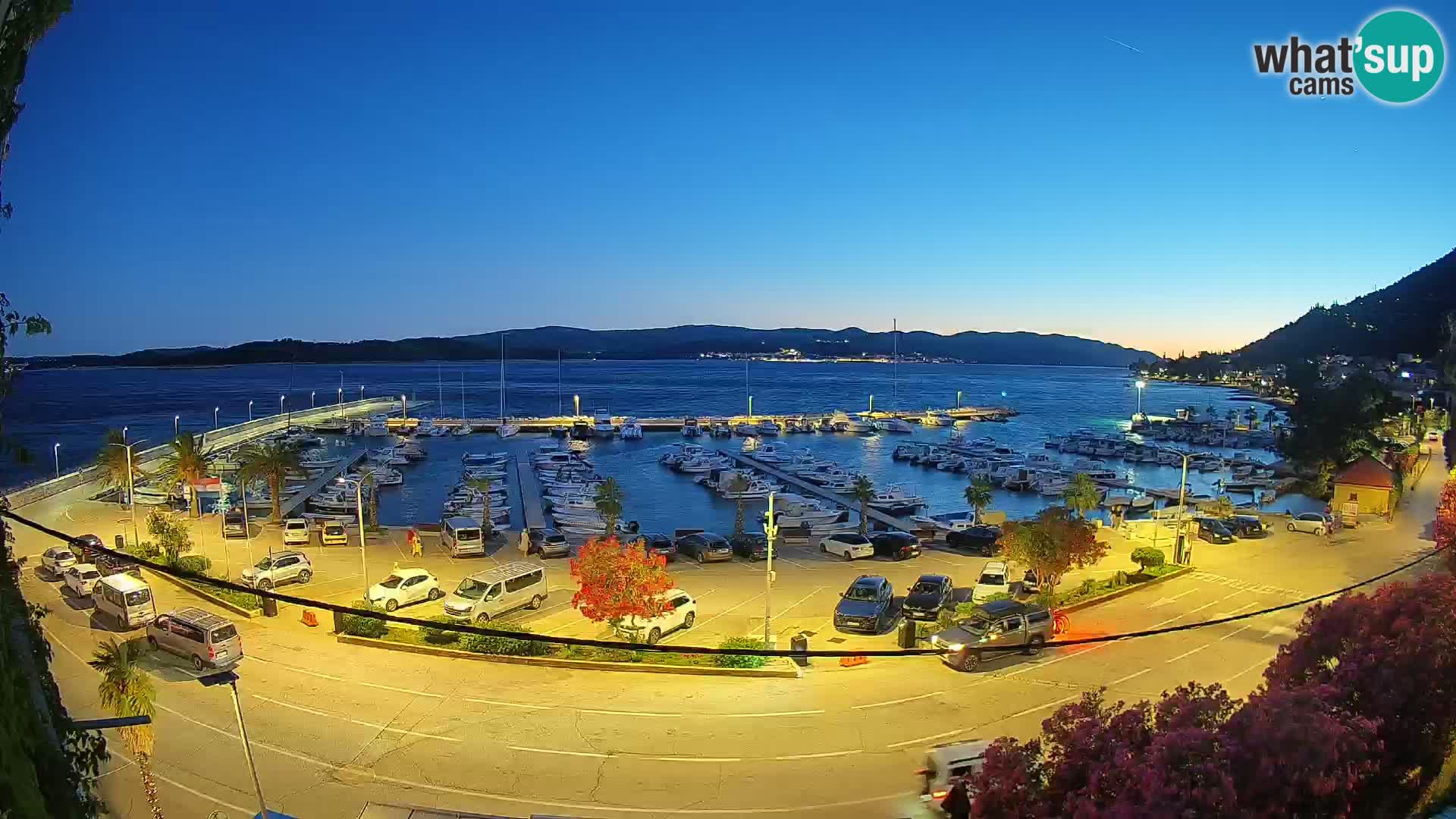 Webcam Orebić Riva – Ferry a Korčula en vivo