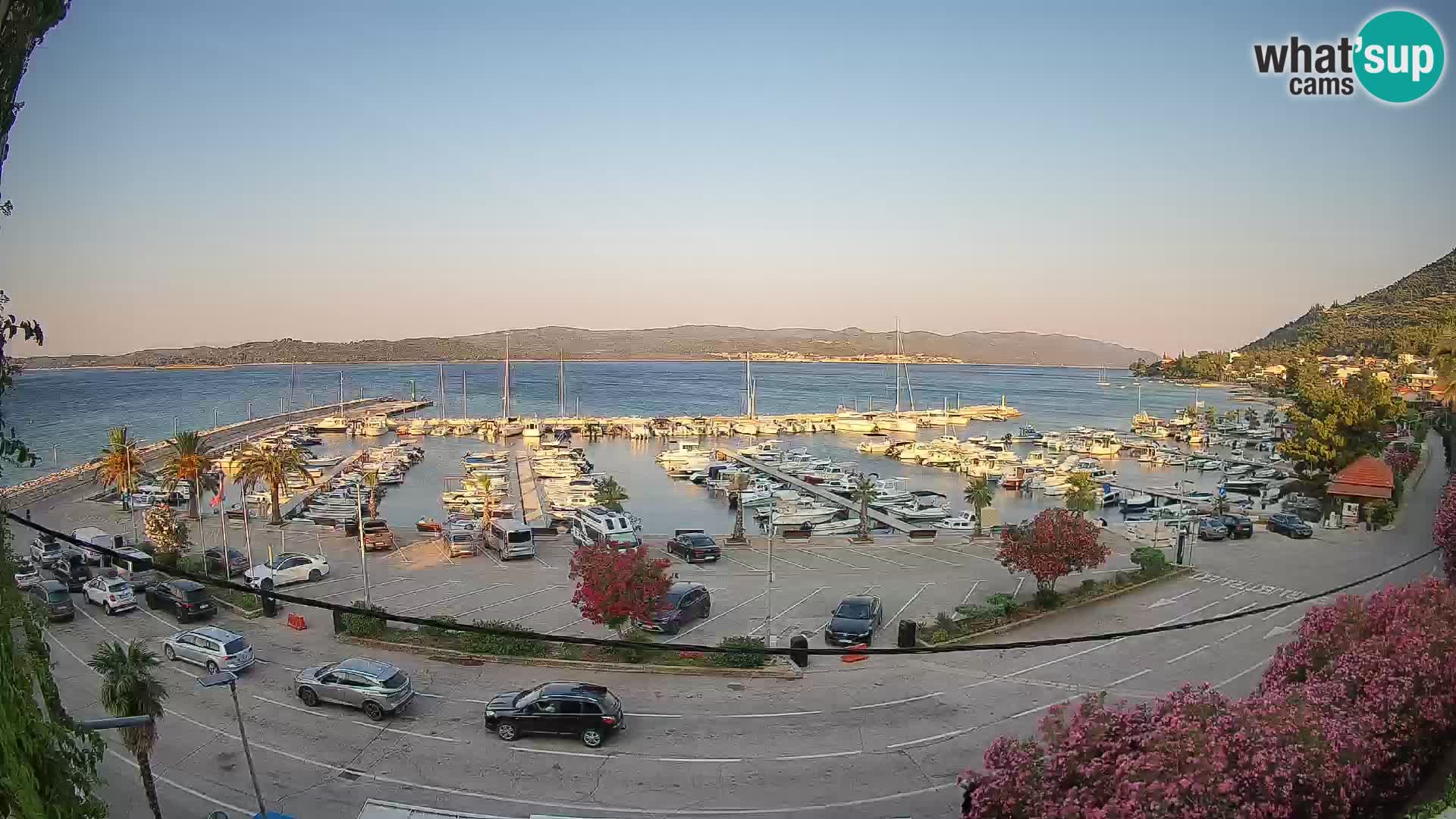 Webcam Orebić Riva – Ferry a Korčula en vivo