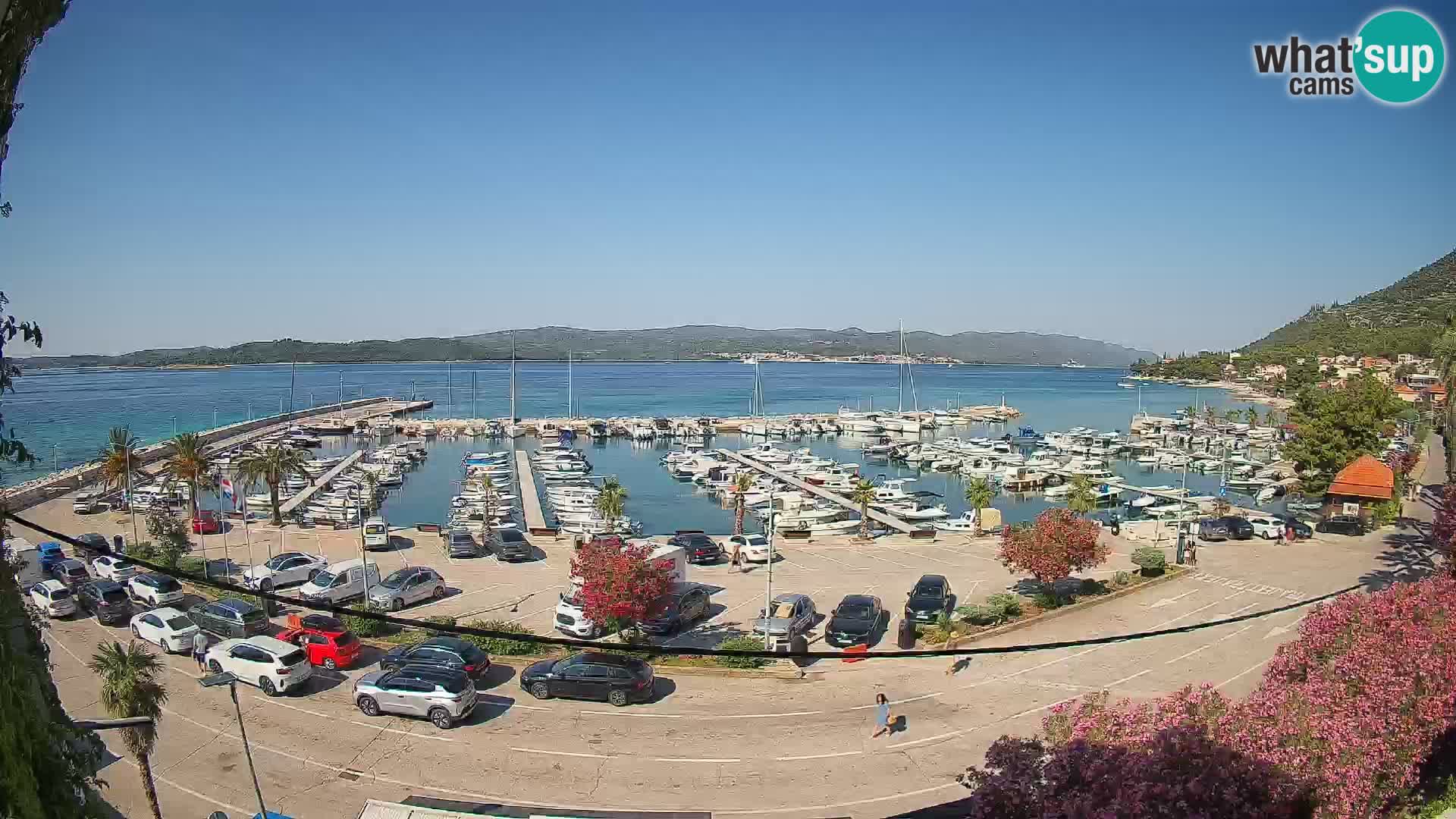 Webcam Orebić Riva – Ferry to Korčula Live