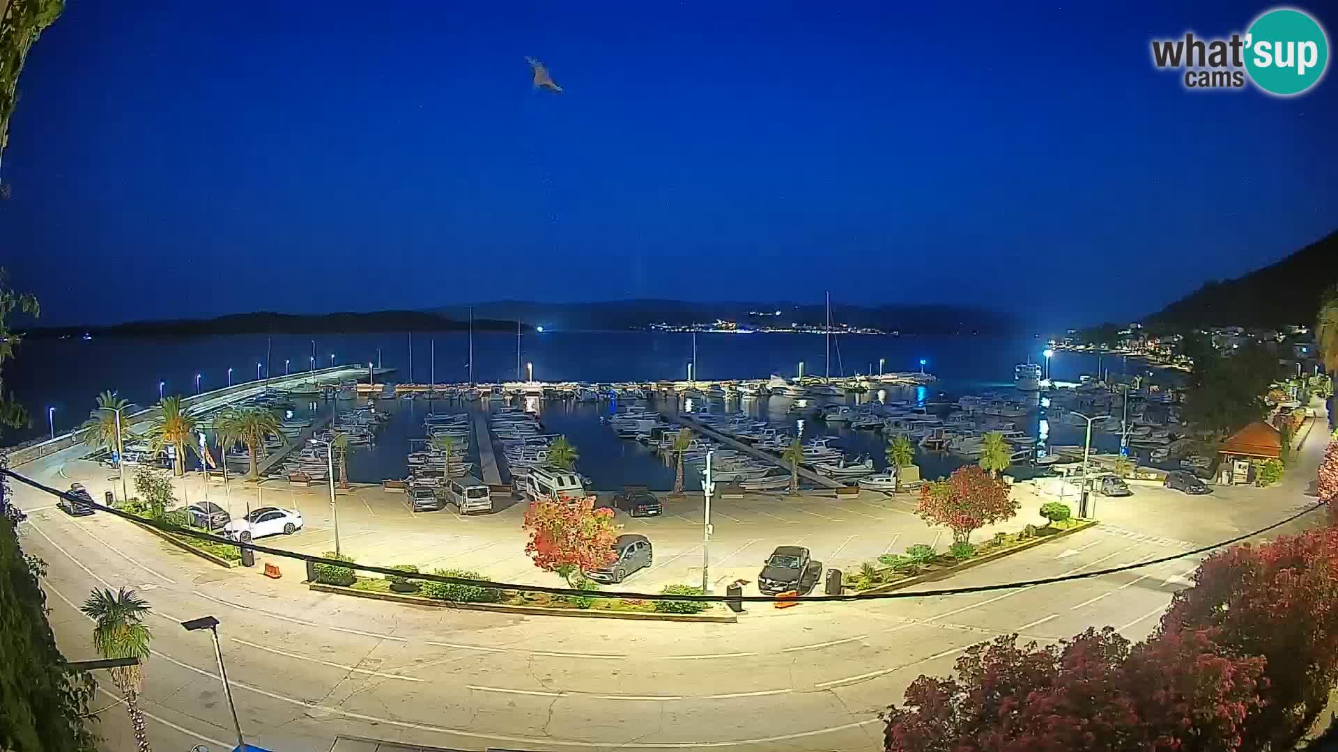 Spletna kamera Orebić Riva – Trajekt za Korčulo v živo