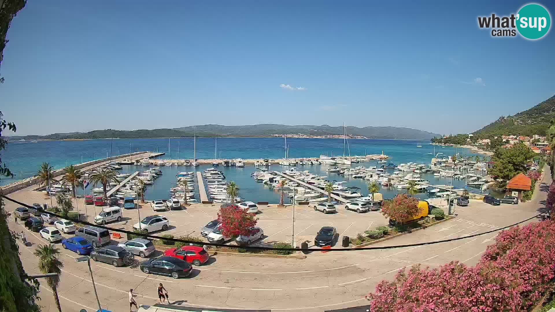 Webcam Orebić Riva – Ferry a Korčula en vivo