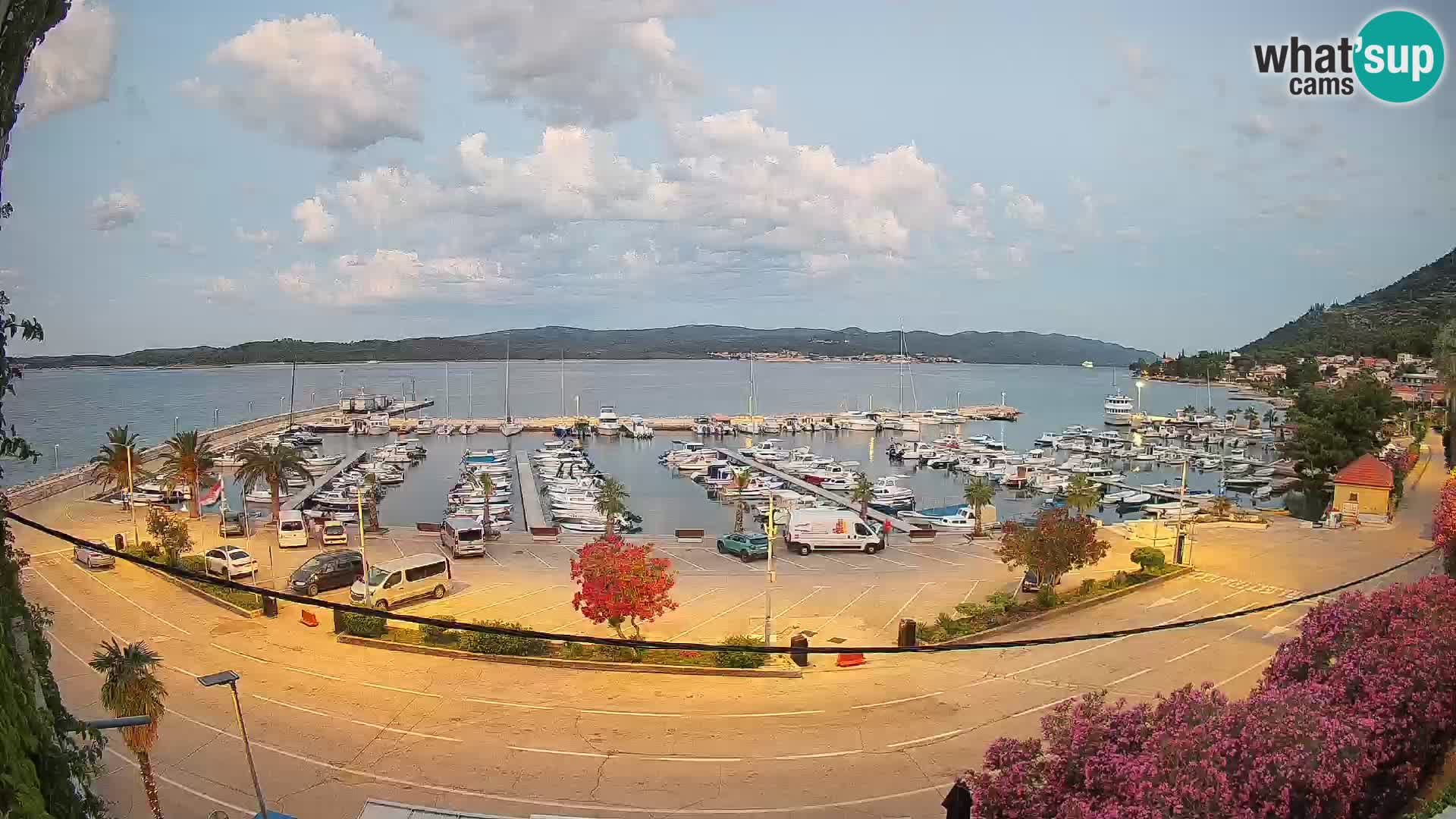 Webcam Orebić Riva – Ferry to Korčula Live
