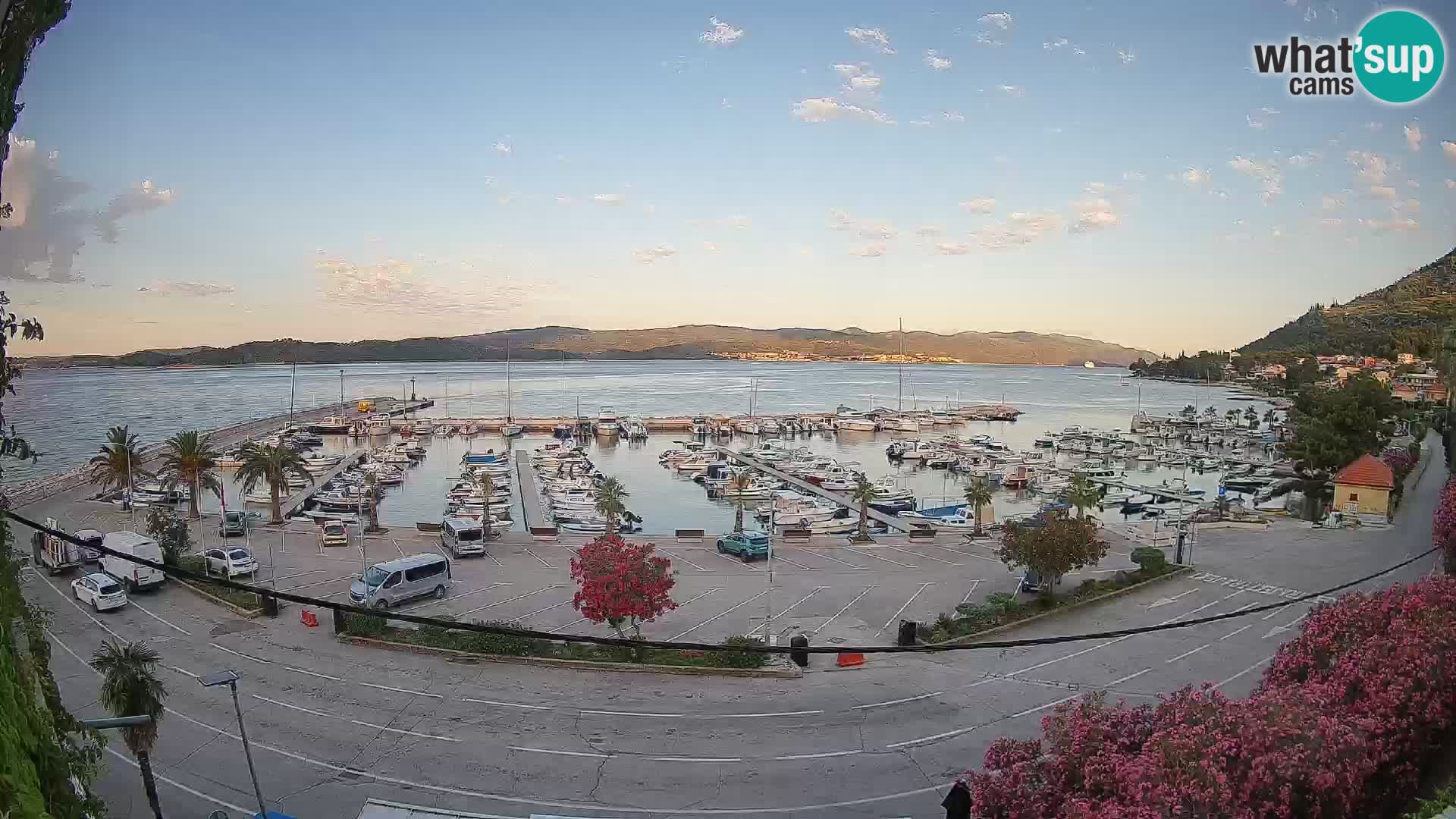 Webcam Orebić Riva – Ferry to Korčula Live