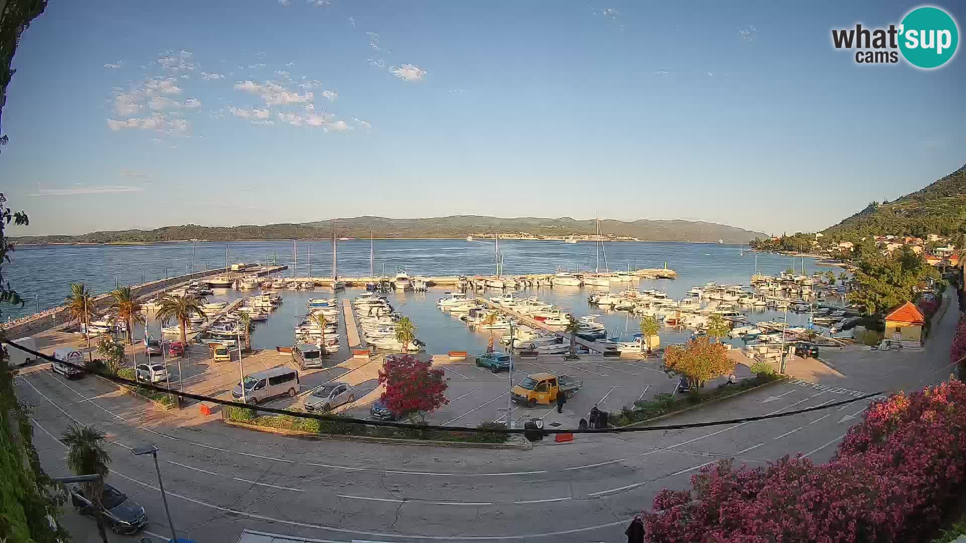Webcam Orebić Riva – Ferry to Korčula Live