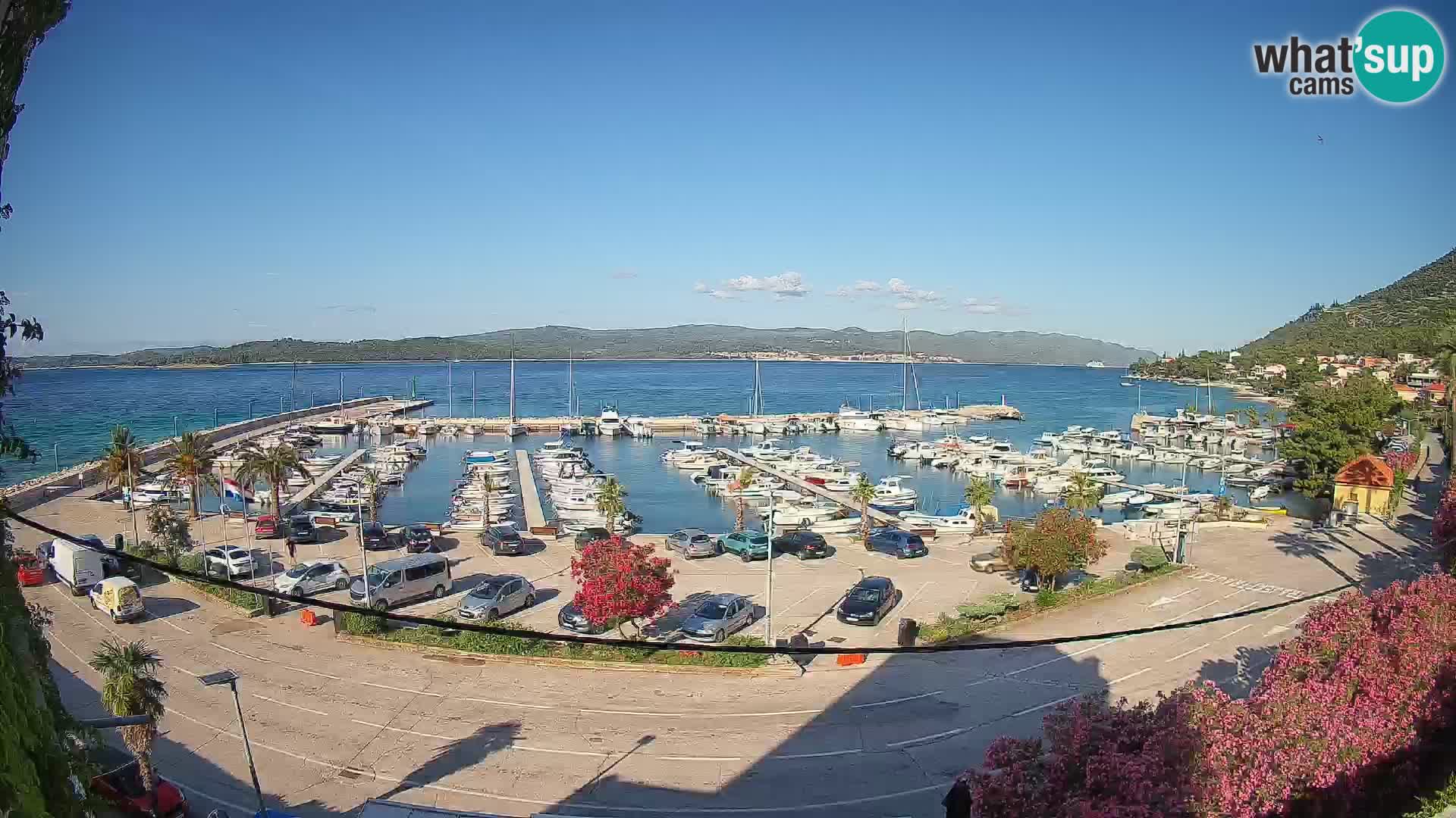 Webcam Orebić Riva – Ferry to Korčula Live