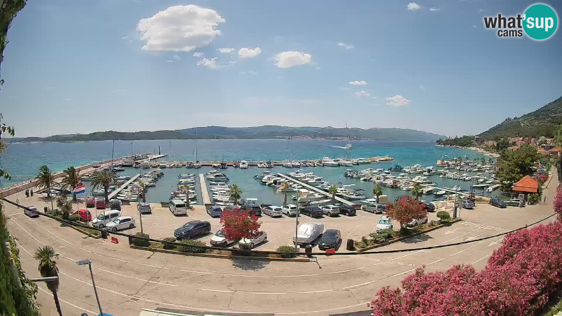 Webcam Orebić Riva – Ferry vers Korčula en direct