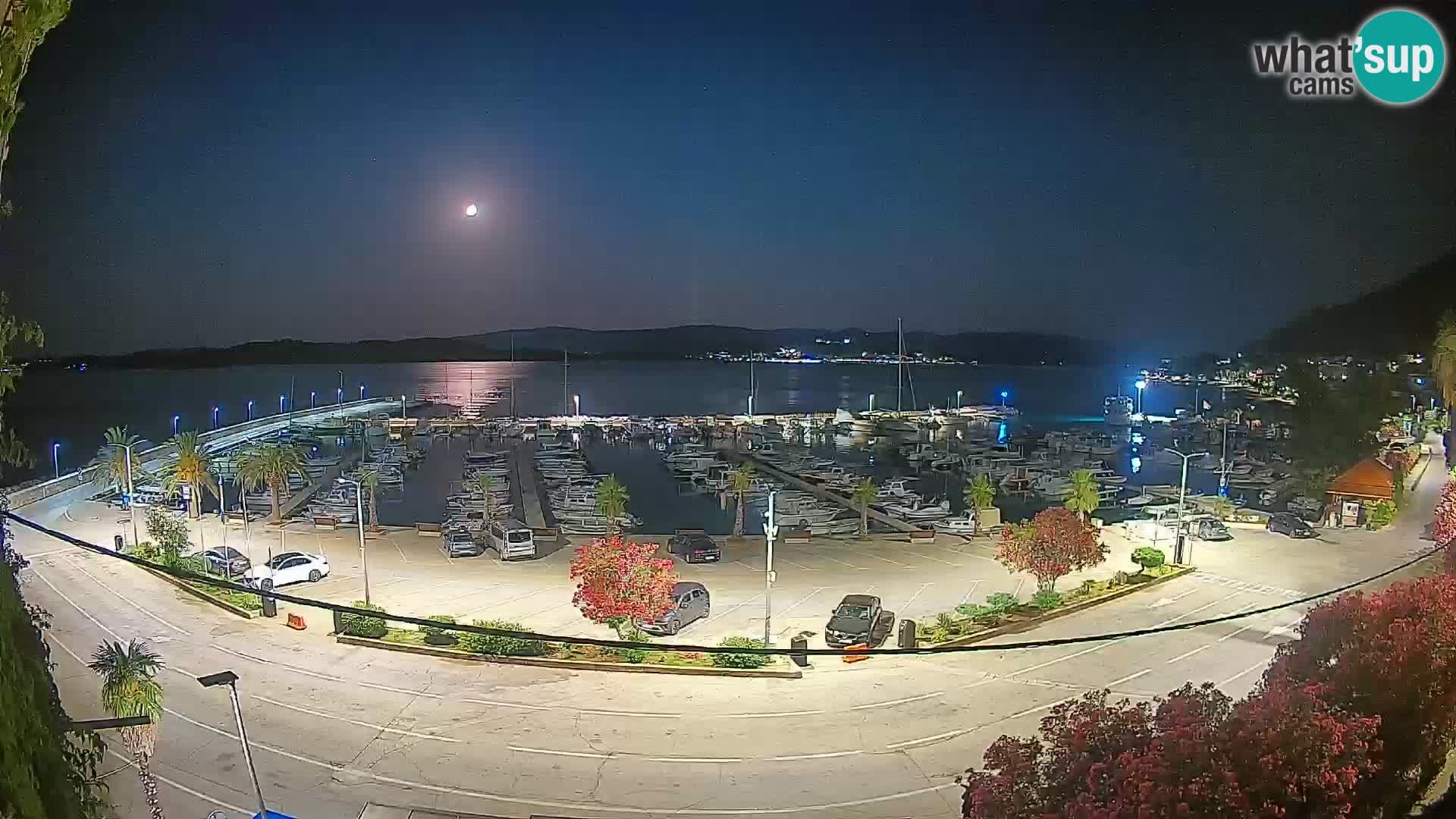 Webcam Orebić Uferpromenade – Fähre nach Korčula Live