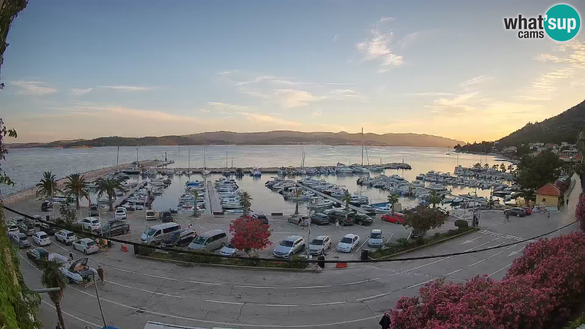 Webcam Orebić Riva – Ferry to Korčula Live