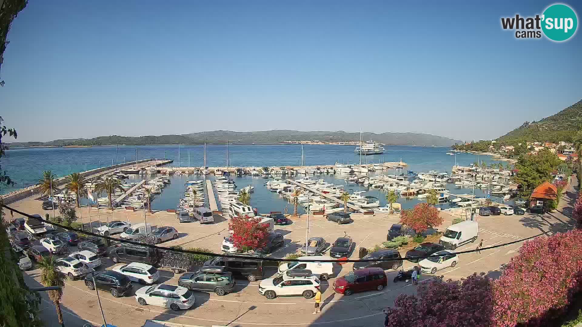 Webcam Orebić Riva – Ferry to Korčula Live