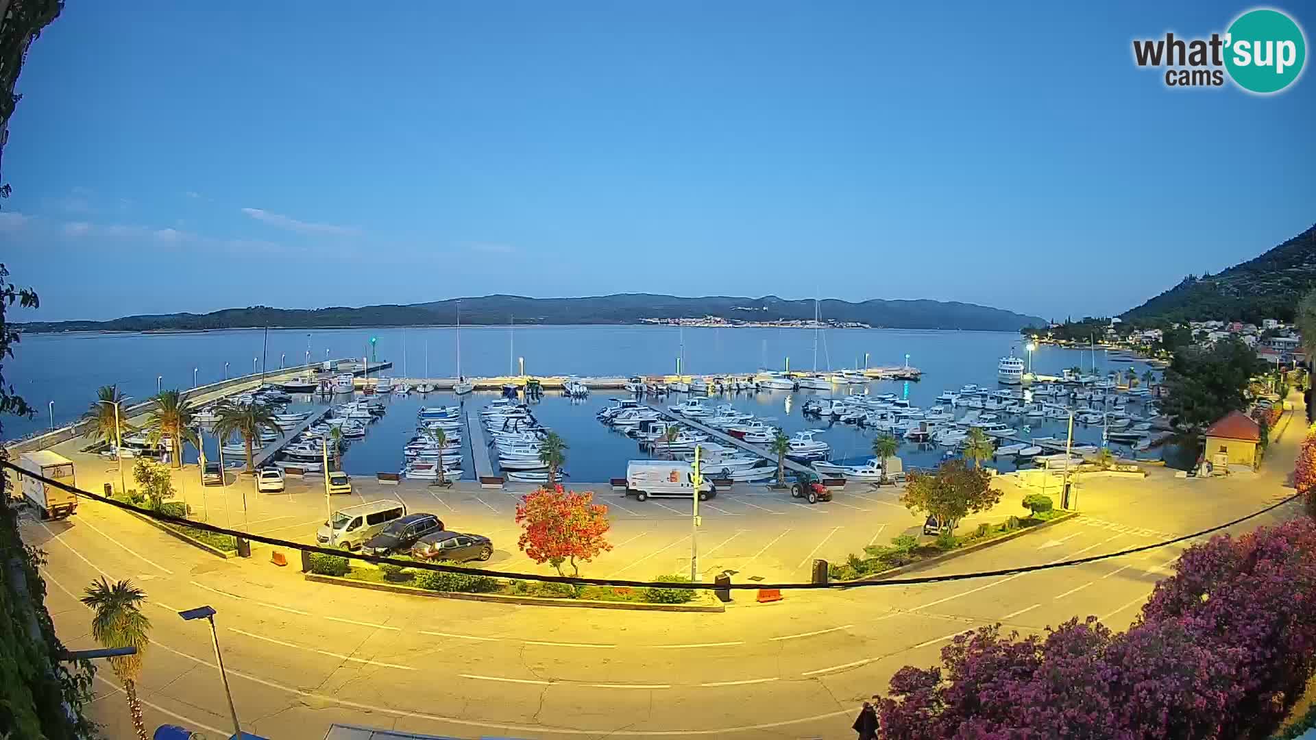 Webcam Orebić Riva – Ferry to Korčula Live