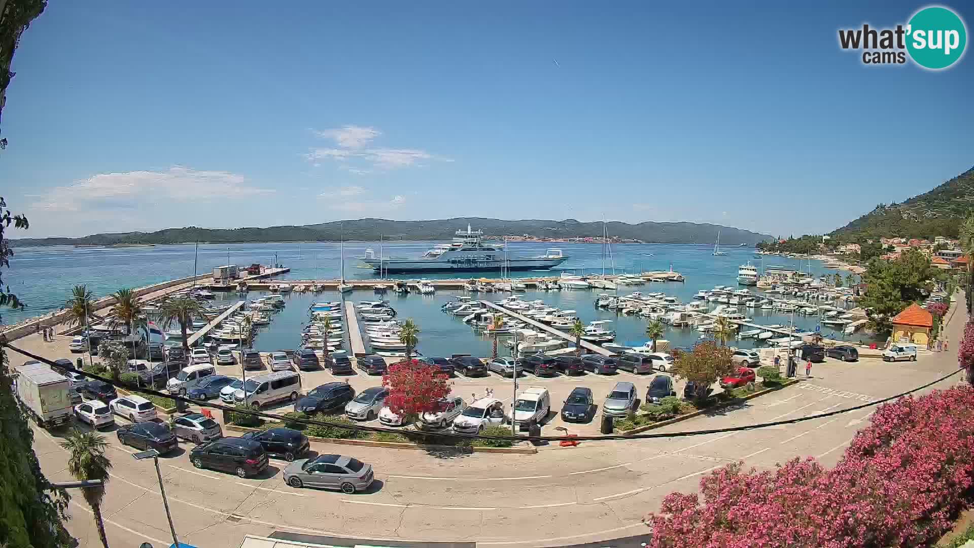 Webcam Orebić Riva – Ferry vers Korčula en direct