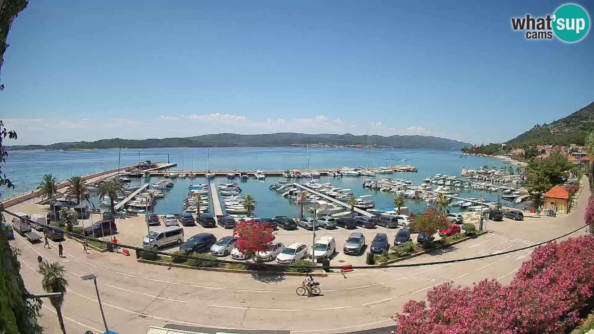Webcam Orebić Uferpromenade – Fähre nach Korčula Live