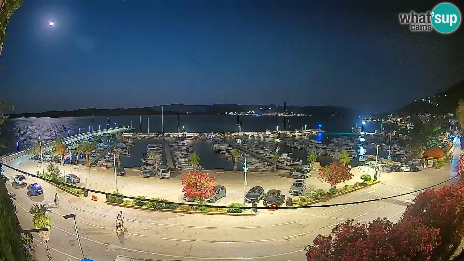 Webcam Orebić Riva – Ferry to Korčula Live
