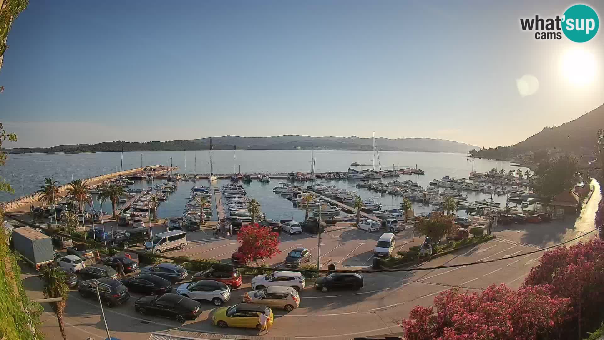 Webcam Orebić Riva – Ferry to Korčula Live