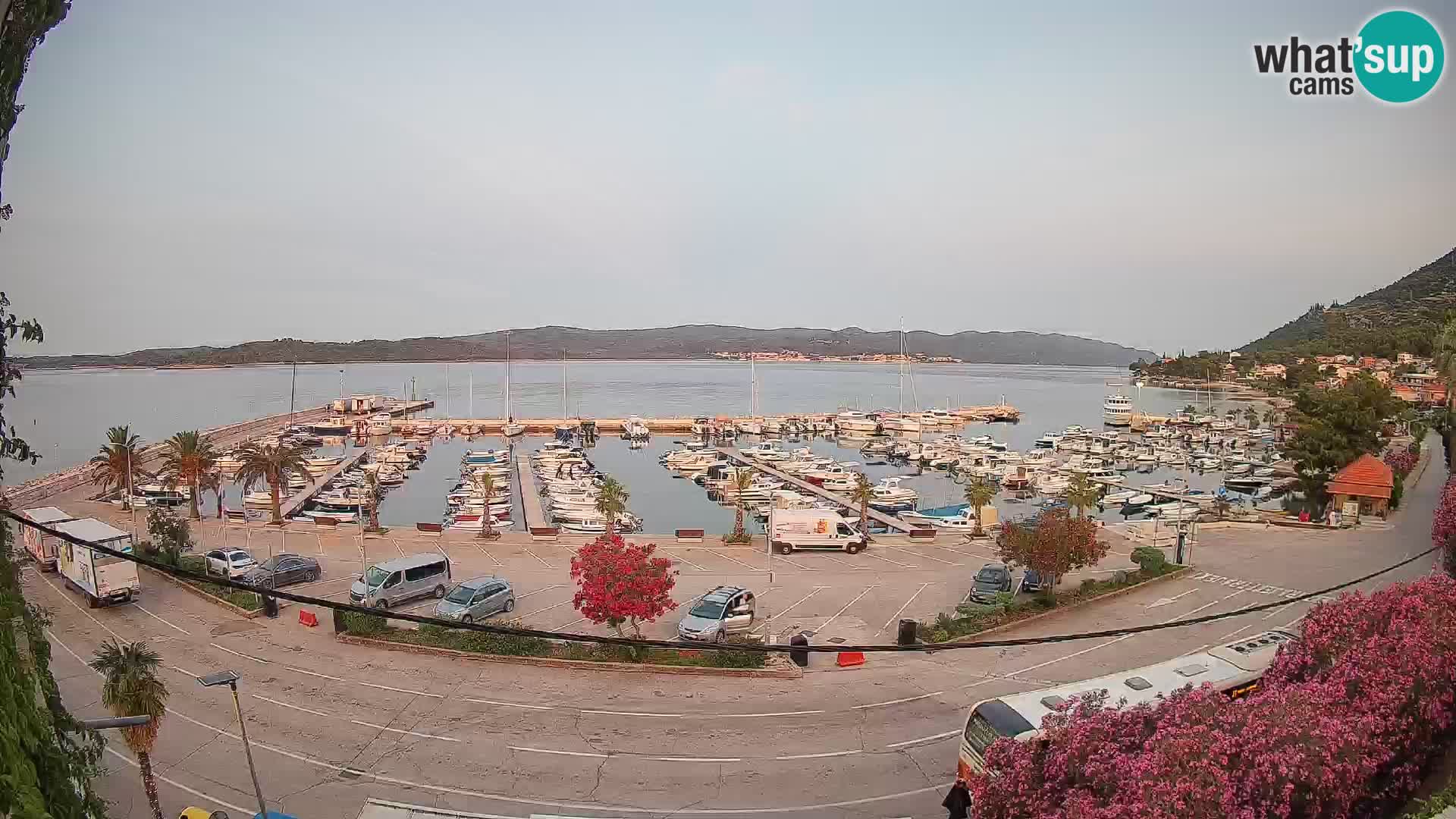 Webcam Orebić Uferpromenade – Fähre nach Korčula Live