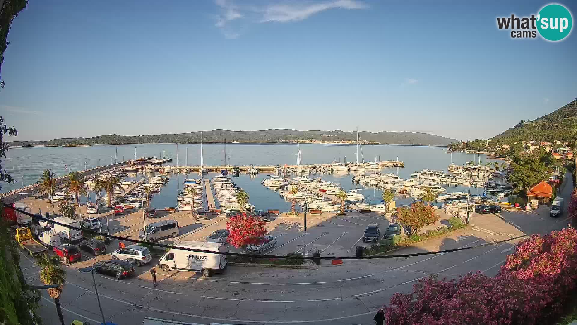 Webcam Orebić Riva – Ferry a Korčula en vivo