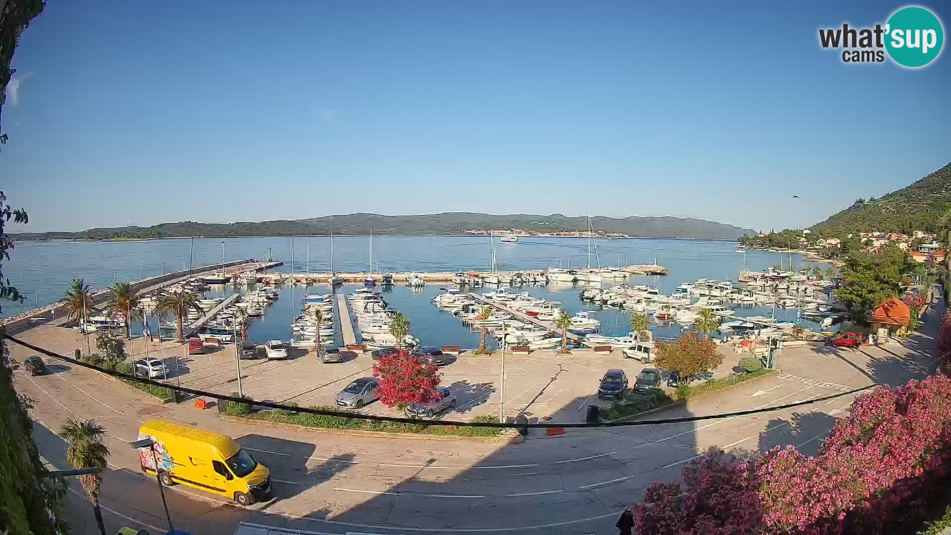 Webcam Orebić Riva – Ferry a Korčula en vivo