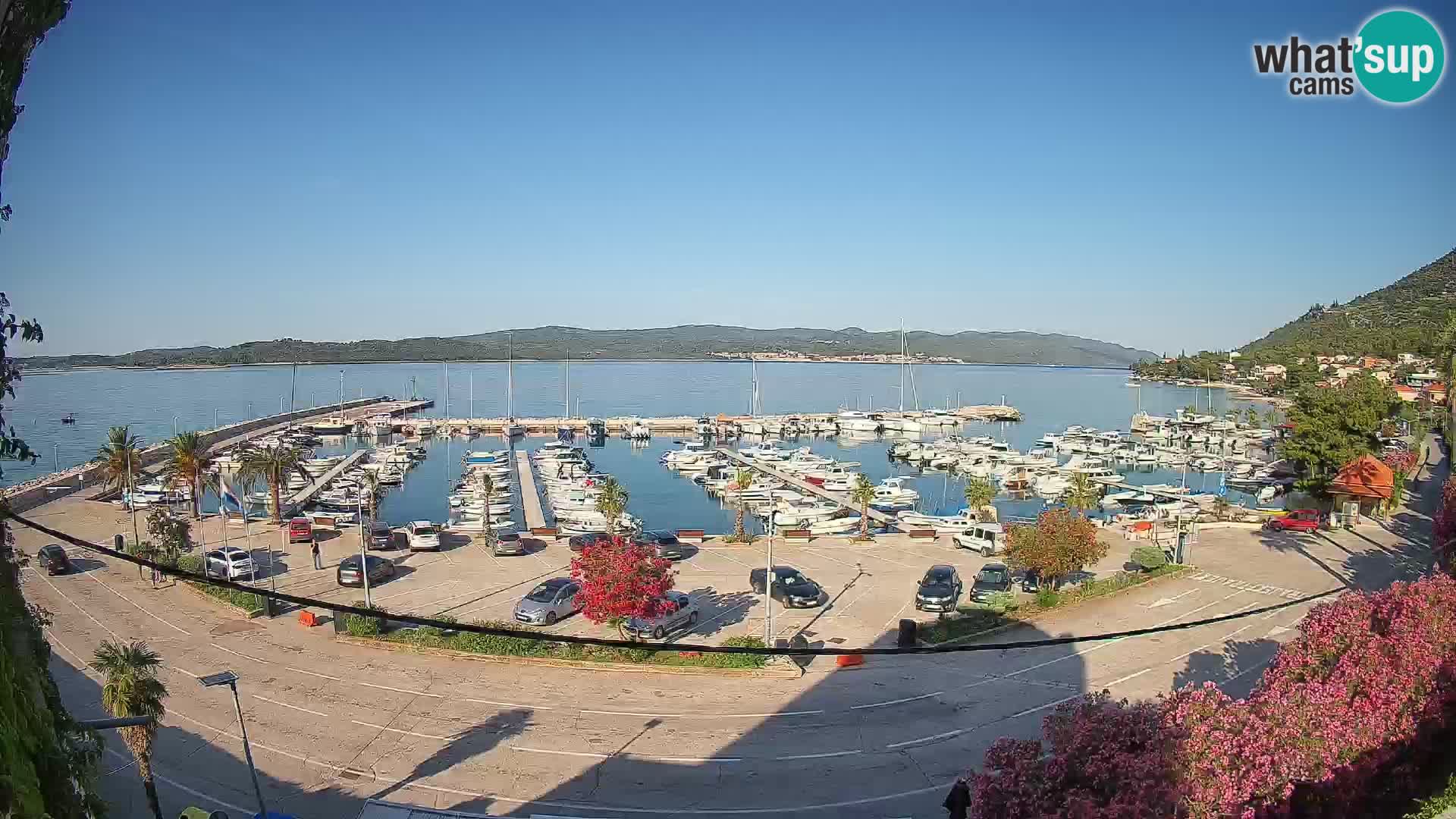 Webcam Orebić Riva – Ferry a Korčula en vivo