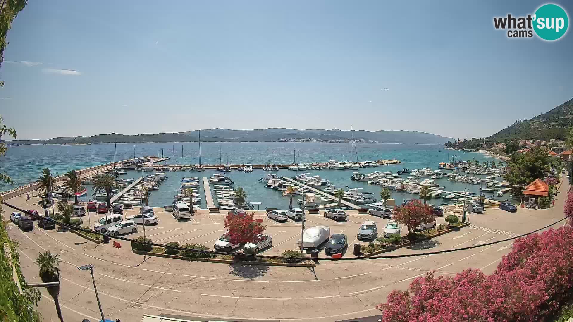 Webcam Orebić Riva – Ferry vers Korčula en direct