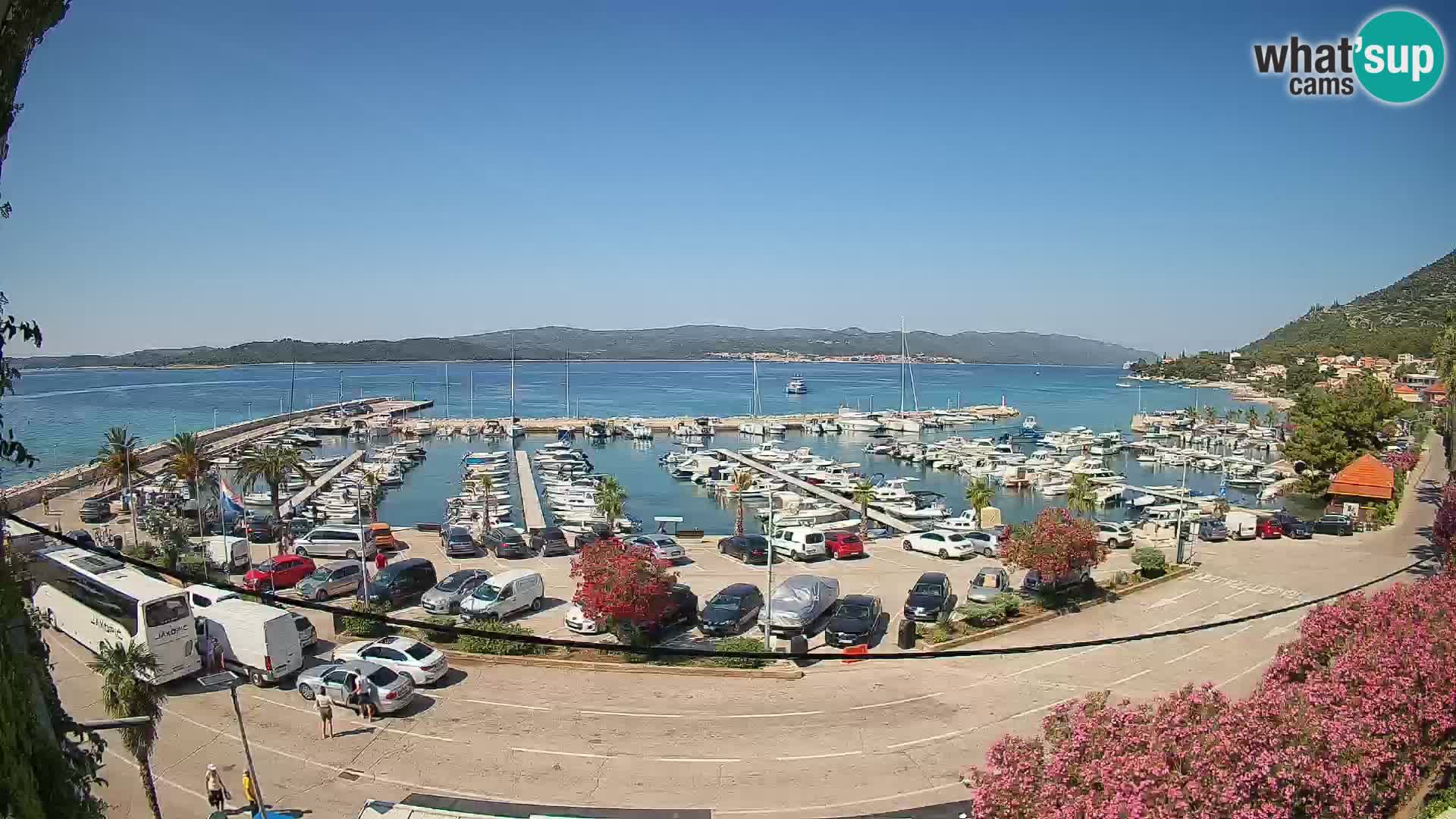 Webcam Orebić Riva – Ferry vers Korčula en direct