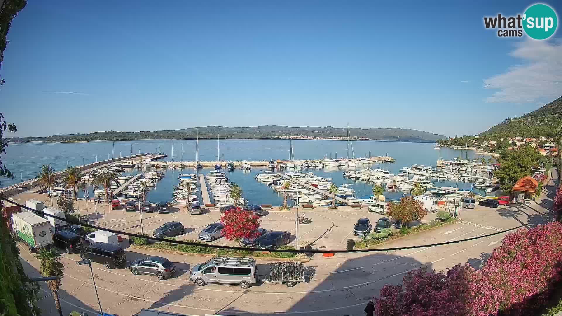 Webcam Orebić Riva – Ferry a Korčula en vivo