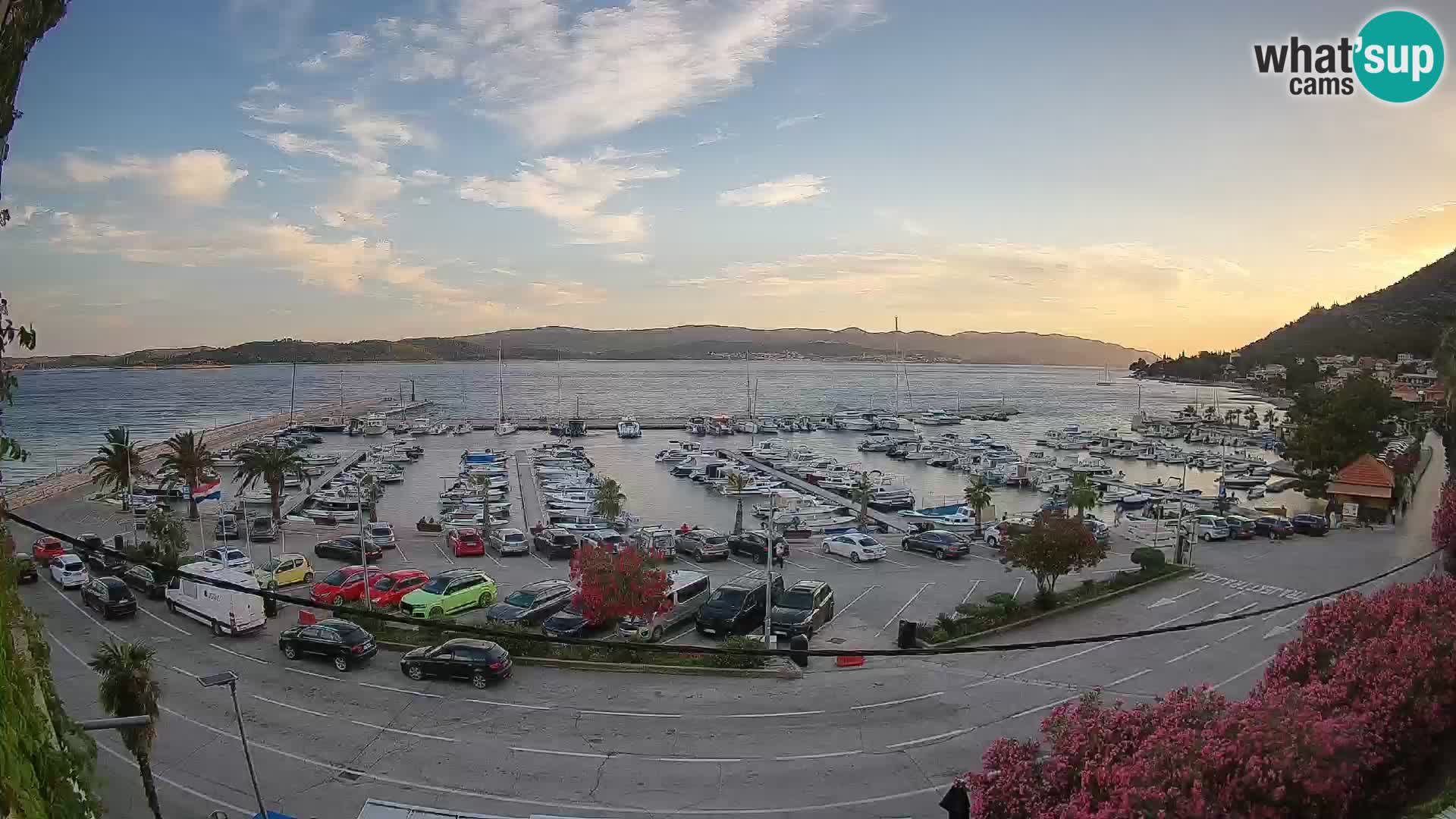 Webcam Orebić Riva – Ferry to Korčula Live