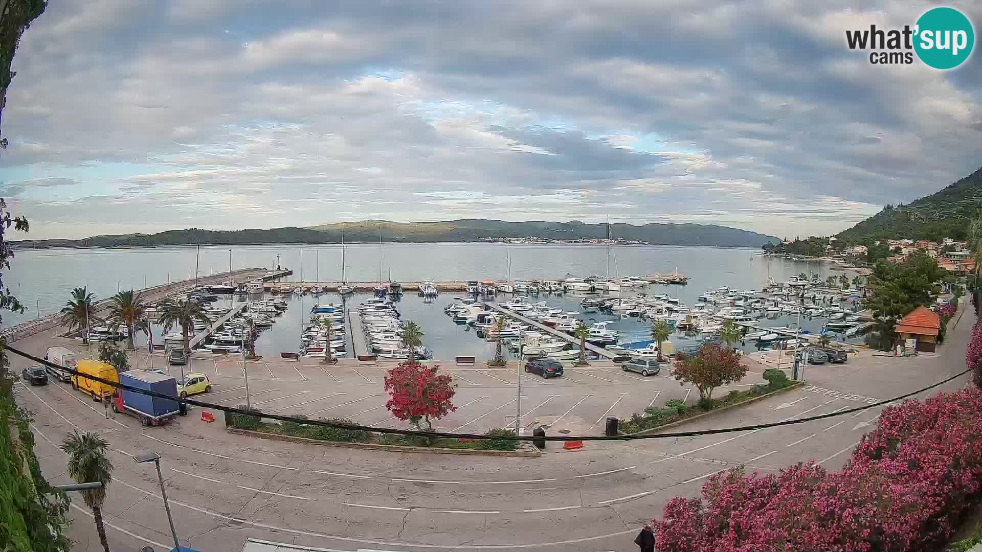 Webcam Orebić Riva – Ferry vers Korčula en direct