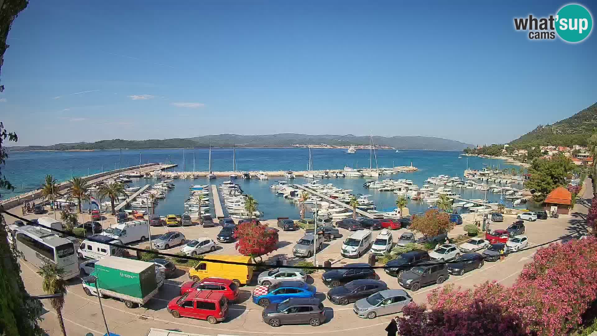 Webcam Orebić Riva – Ferry a Korčula en vivo