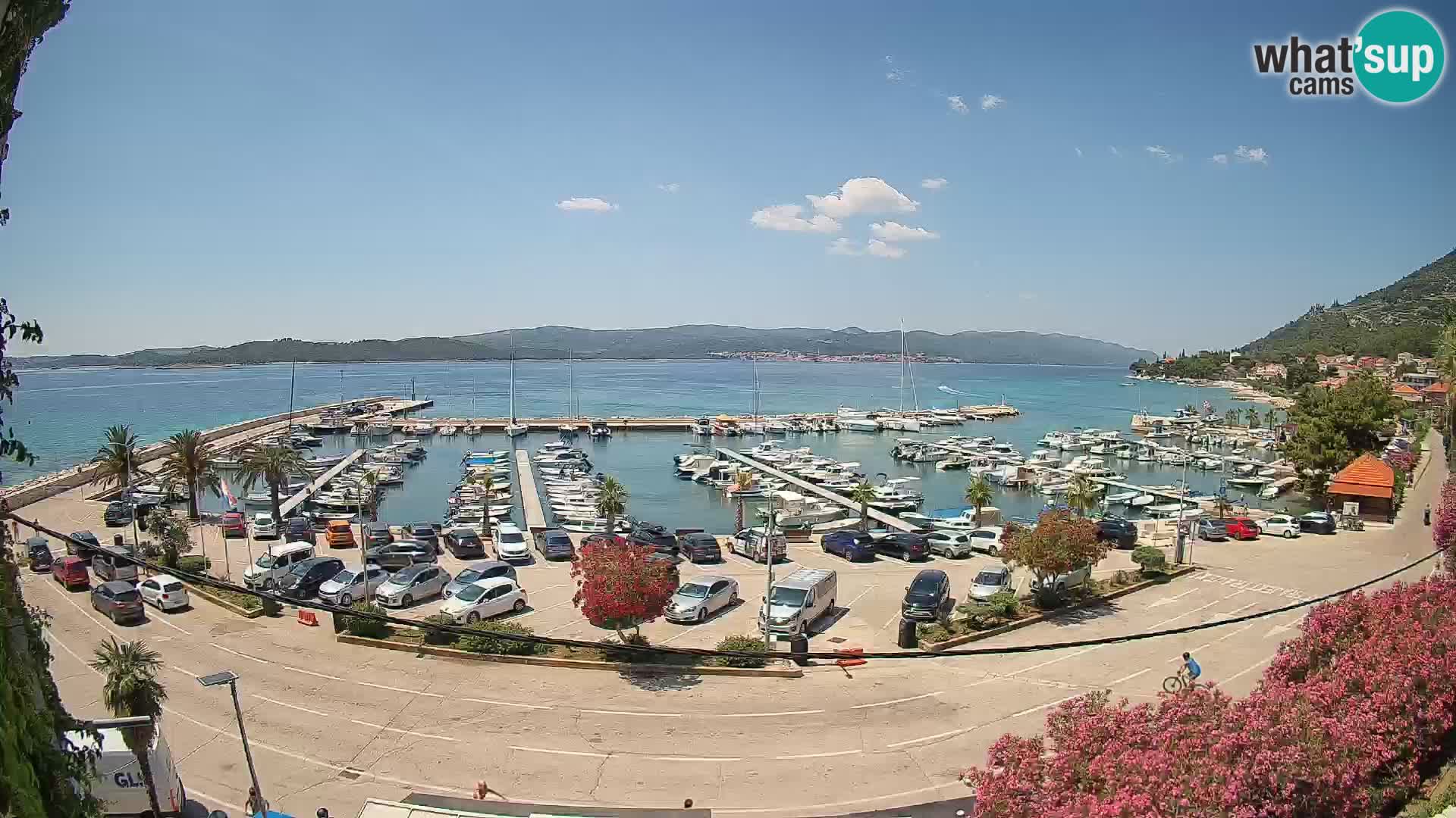 Webcam Orebić Riva – Ferry to Korčula Live