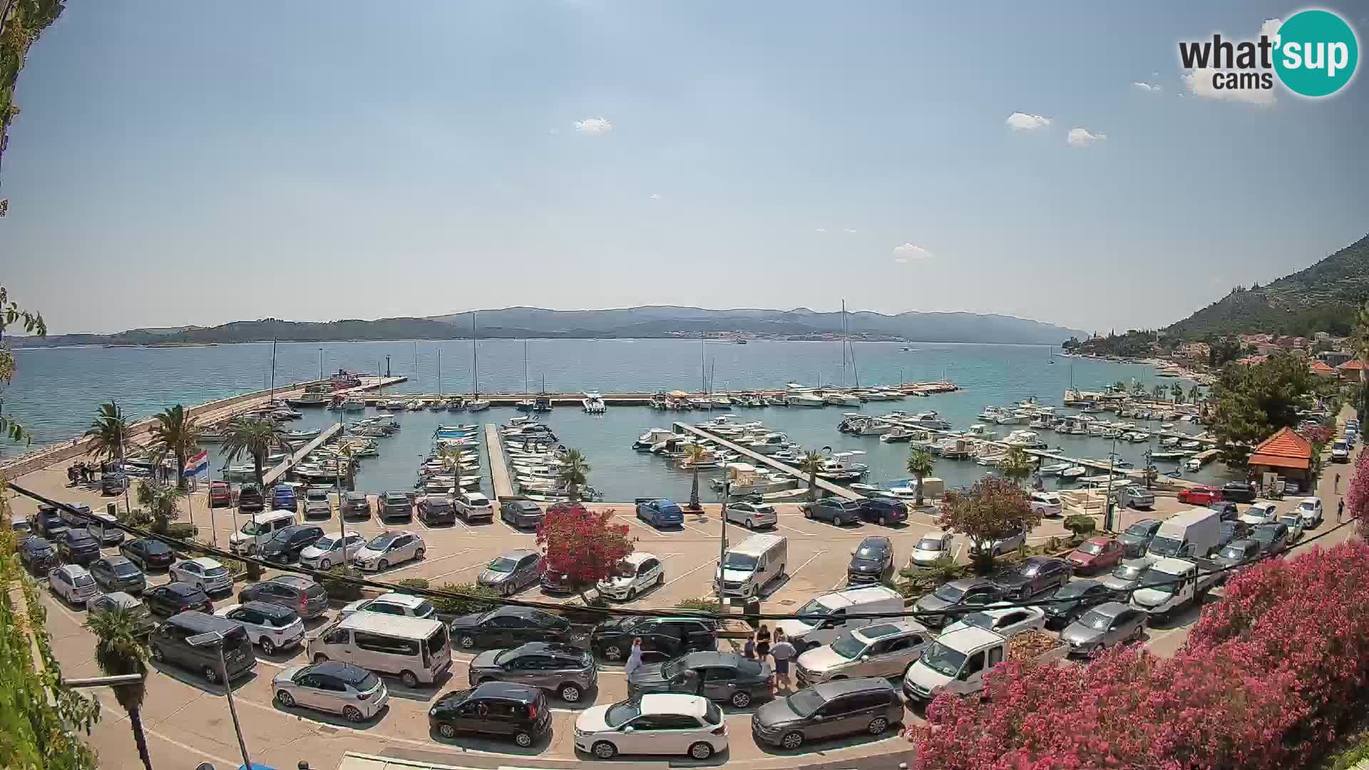 Webcam Orebić Riva – Ferry to Korčula Live