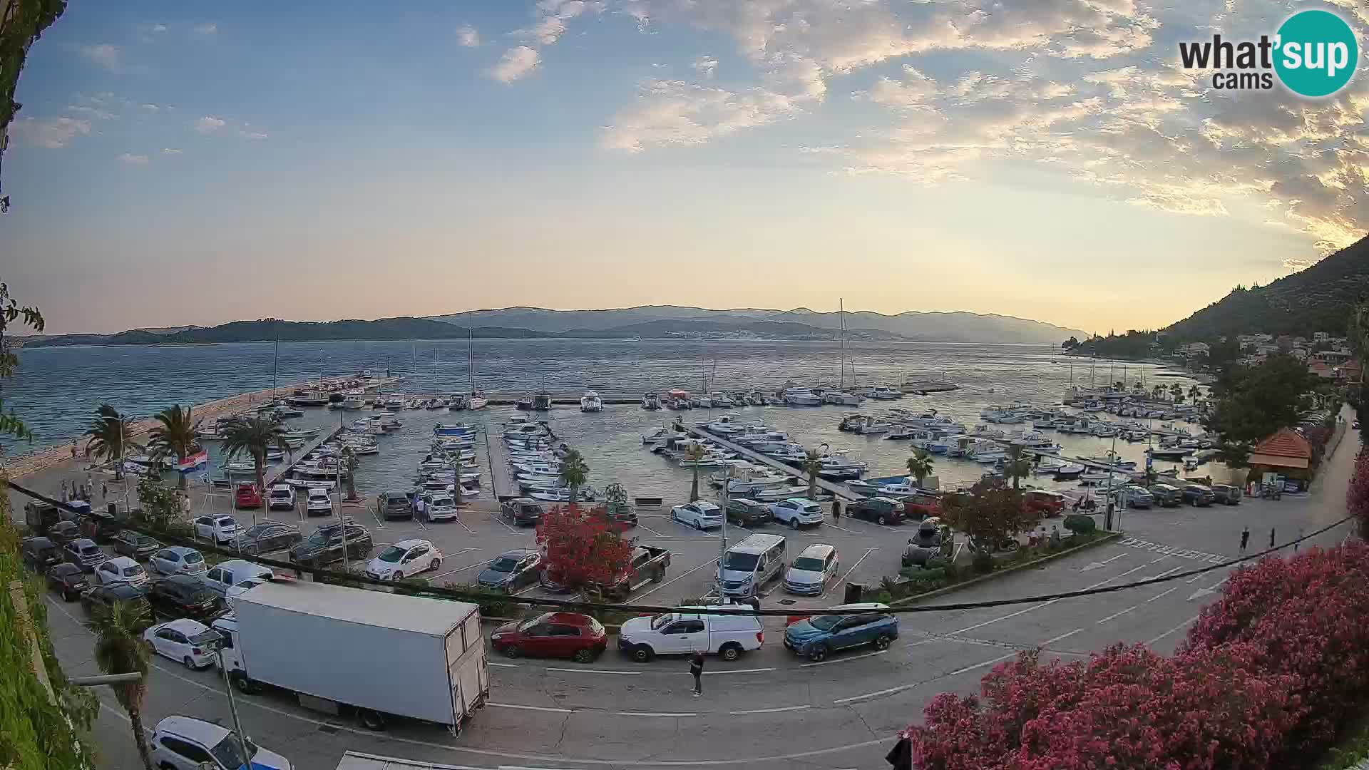 Webcam Orebić Riva – Ferry a Korčula en vivo