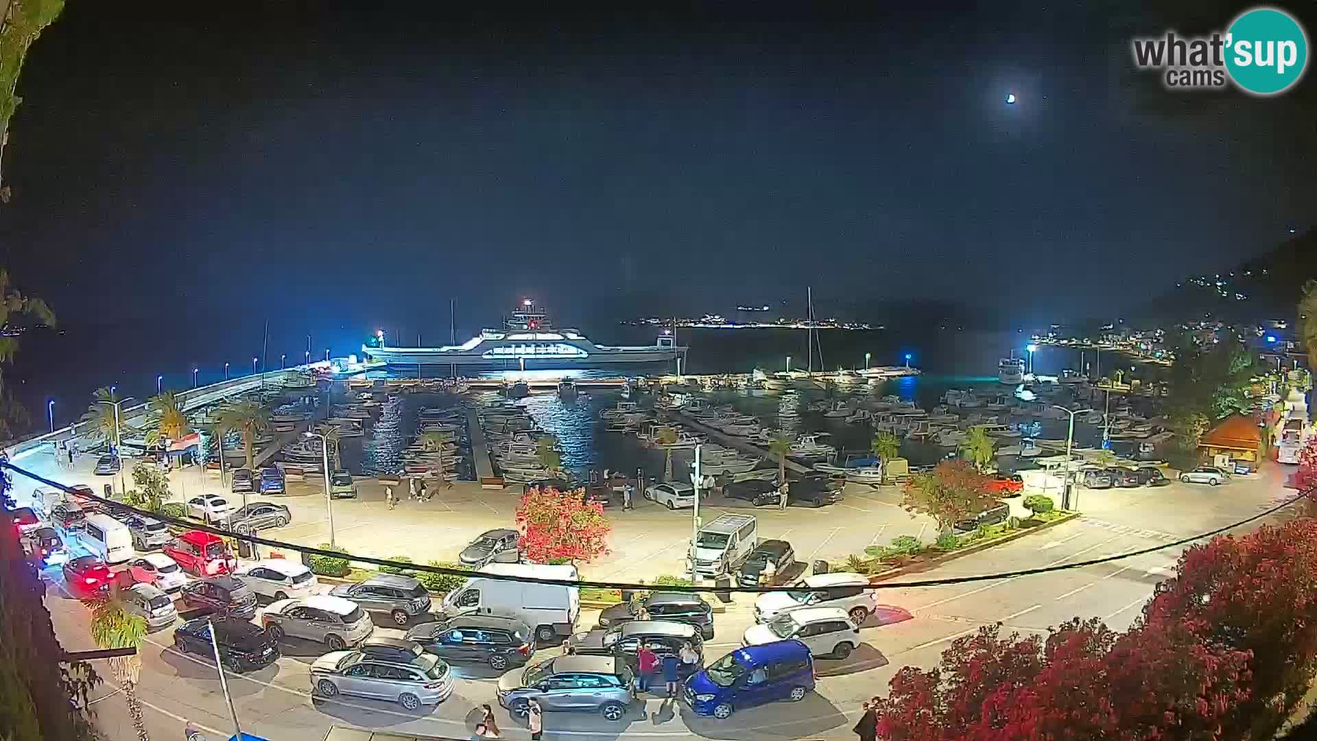 Webcam Orebić Riva – Ferry to Korčula Live