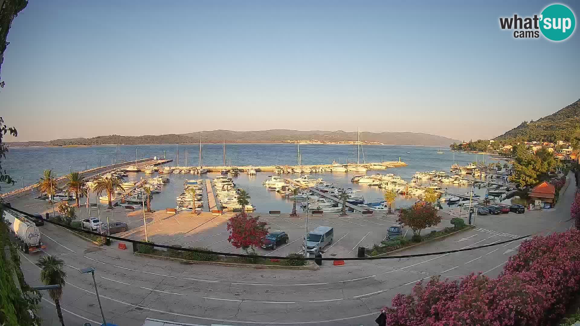 Webcam Orebić Riva – Ferry to Korčula Live