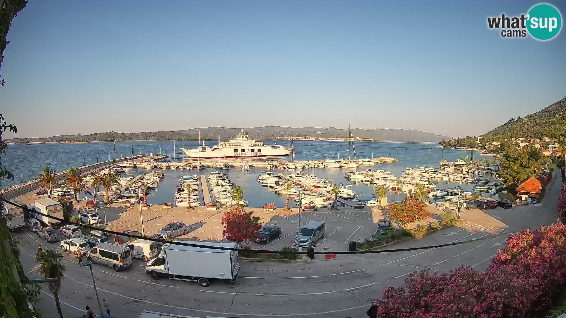 Webcam Orebić Riva – Ferry to Korčula Live